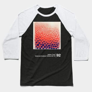 Selected Ambient Works / Minimal Style Graphic Artwork Baseball T-Shirt